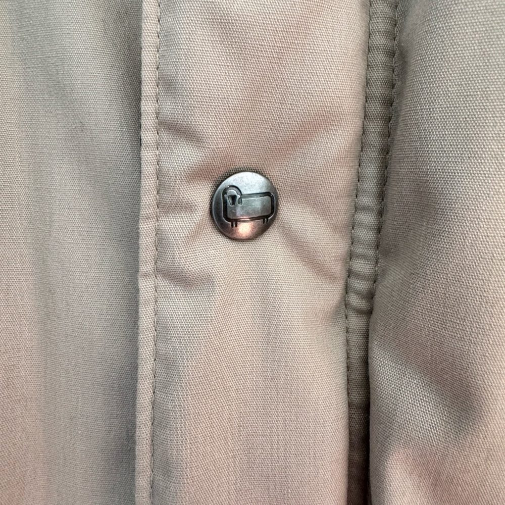 Woolrich Tan Field Jacket Thinsulate Utility Coat Vintage USA - Picture 4 of 10